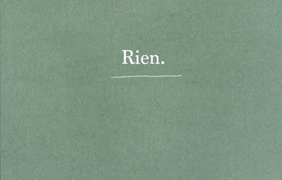 Rien.